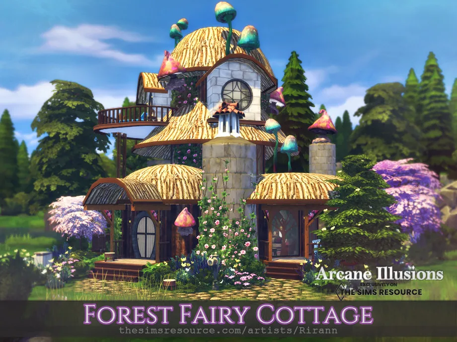 Arcane Illusions - Forest Fairy Cottage - TSR CC Only