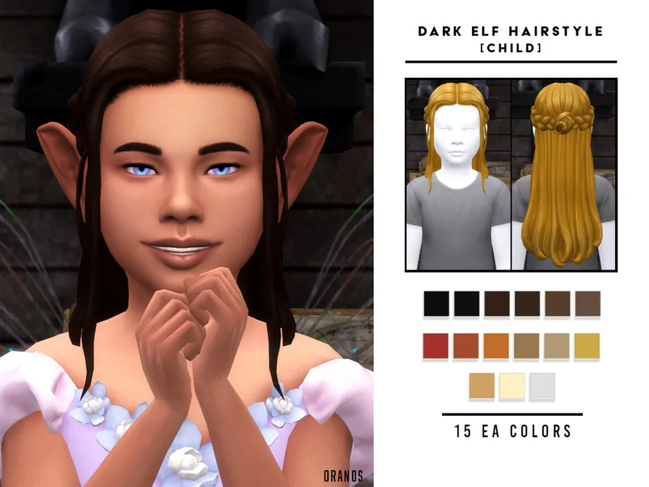 Dark Elf Hairstyle [Child]