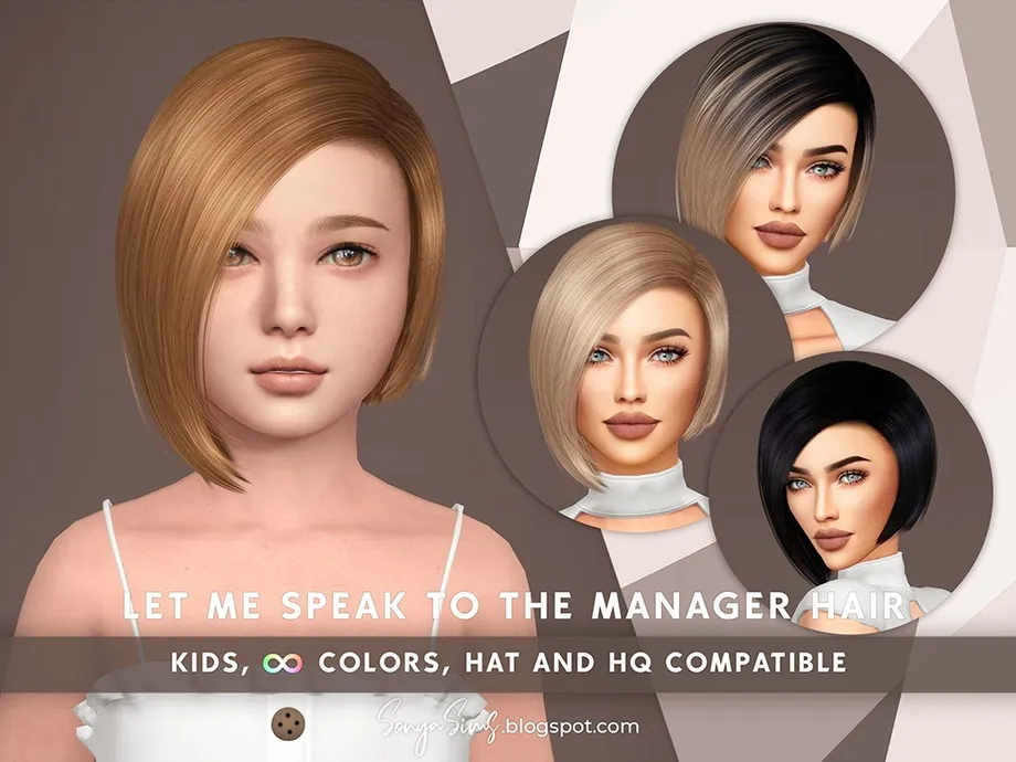 SonyaSims Let Me Speak to The Manager Hair KIDS