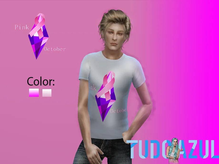 Top Pink October Male