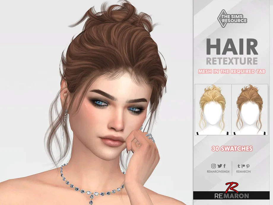TO0628 Hair Retexture Mesh Needed