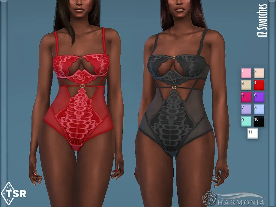 Underwired Cut-out Lace Body