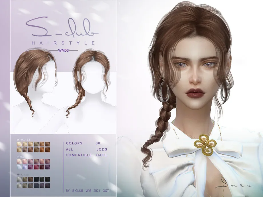 Braid Mi Long curly hairstyle (Ines) by S-Club