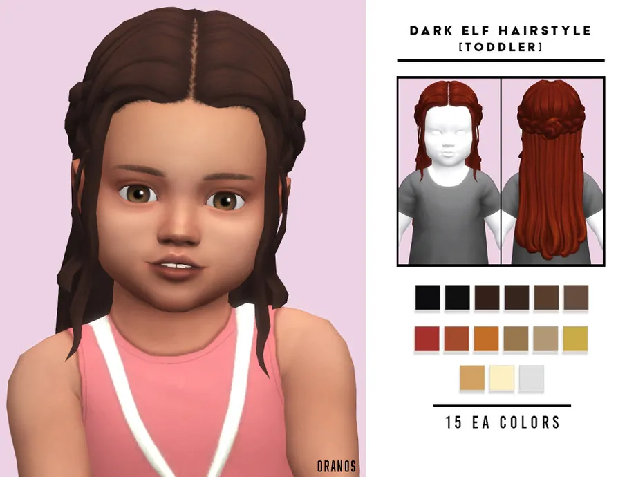 Dark Elf Hairstyle [Toddler]