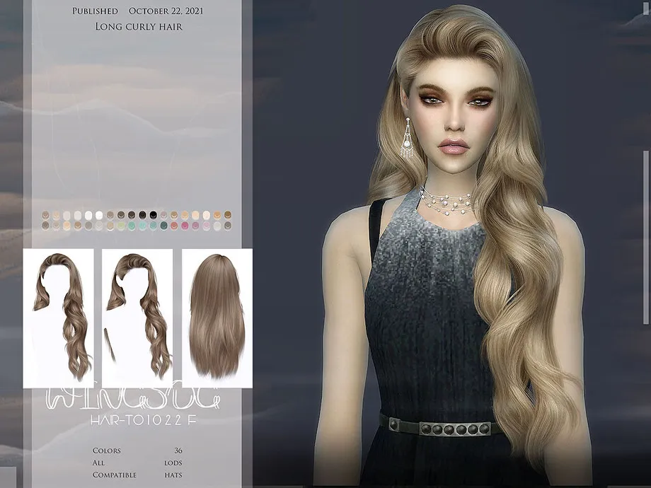 Long curly hair - TO1022