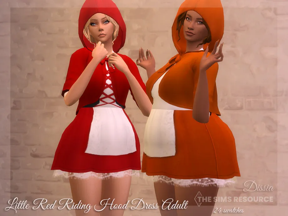 Little Red Riding Hood Dress Adult