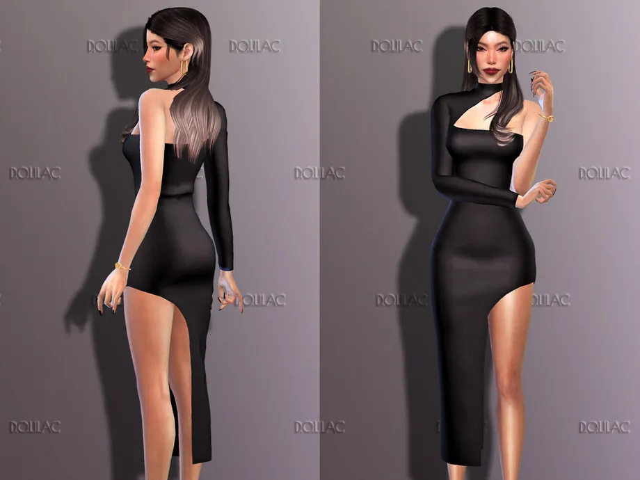 Slit Maxi Dress DO213