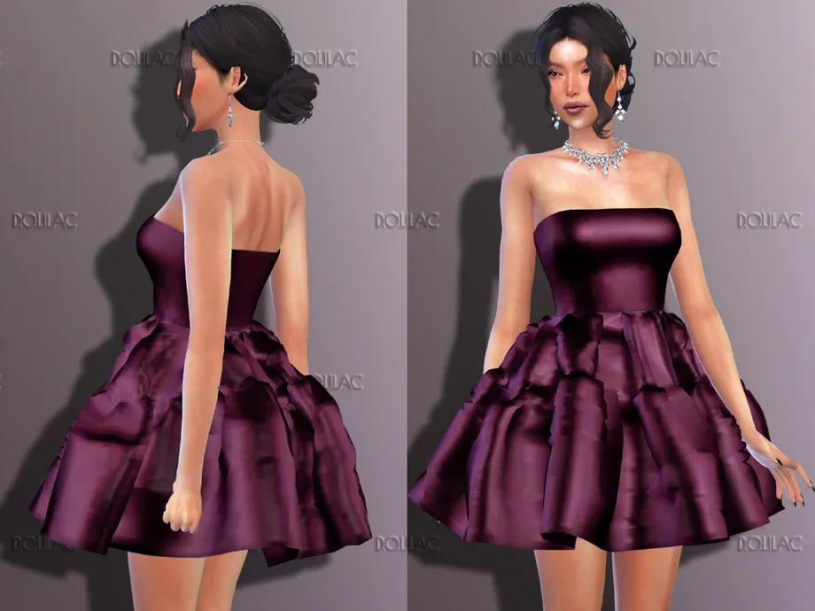 Strapless Cocktail Dress DO219