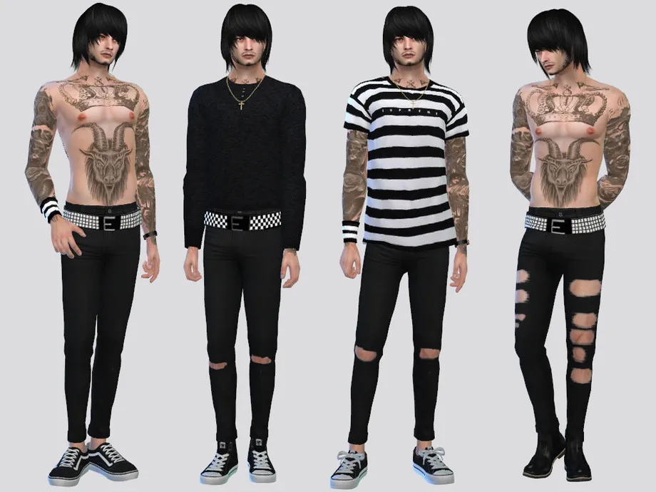 Berserkus Belted Jeans