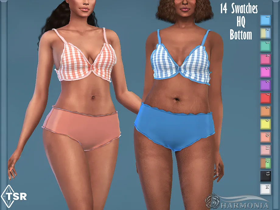 Dolly Ruffle-trimmed Bottom