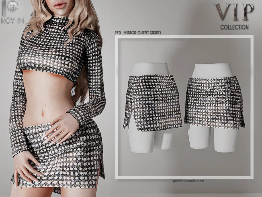 [PATREON]  (Early Access) MIRROR OUTFIT (SKIRT) P70