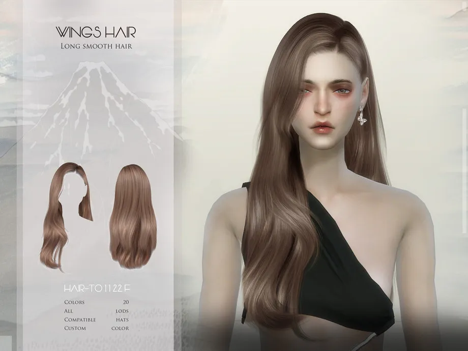 TO1122-Long smooth hair
