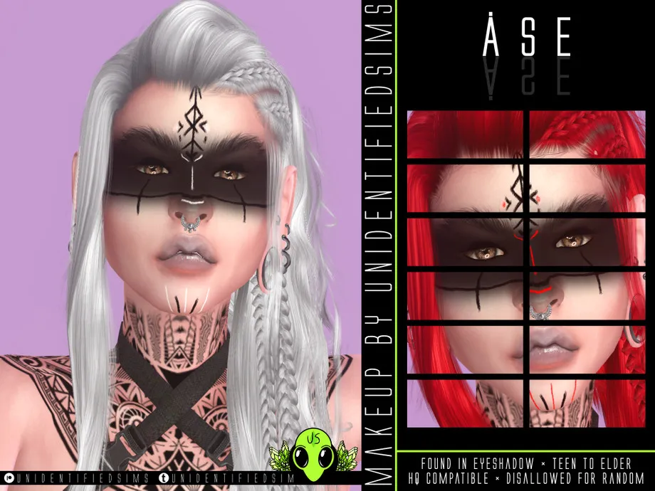 Ase Viking Makeup