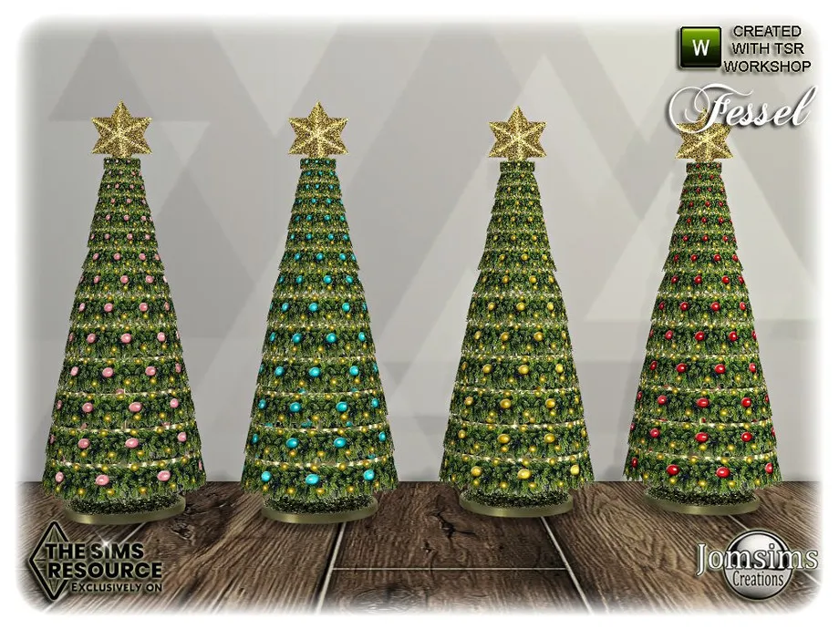 Fessel christmas tree for table