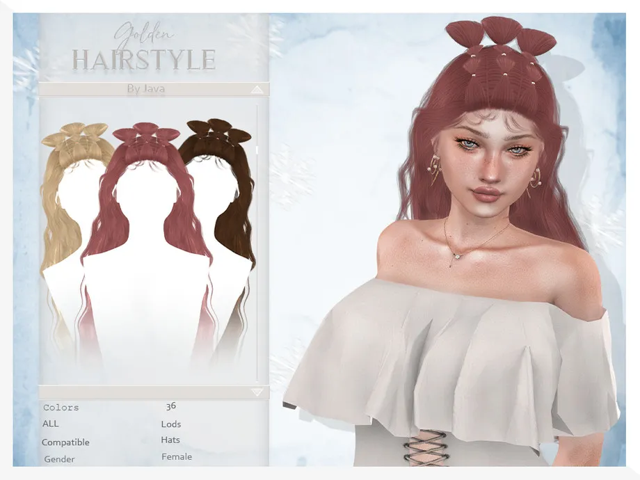JavaSims- Golden (Hairstyle)