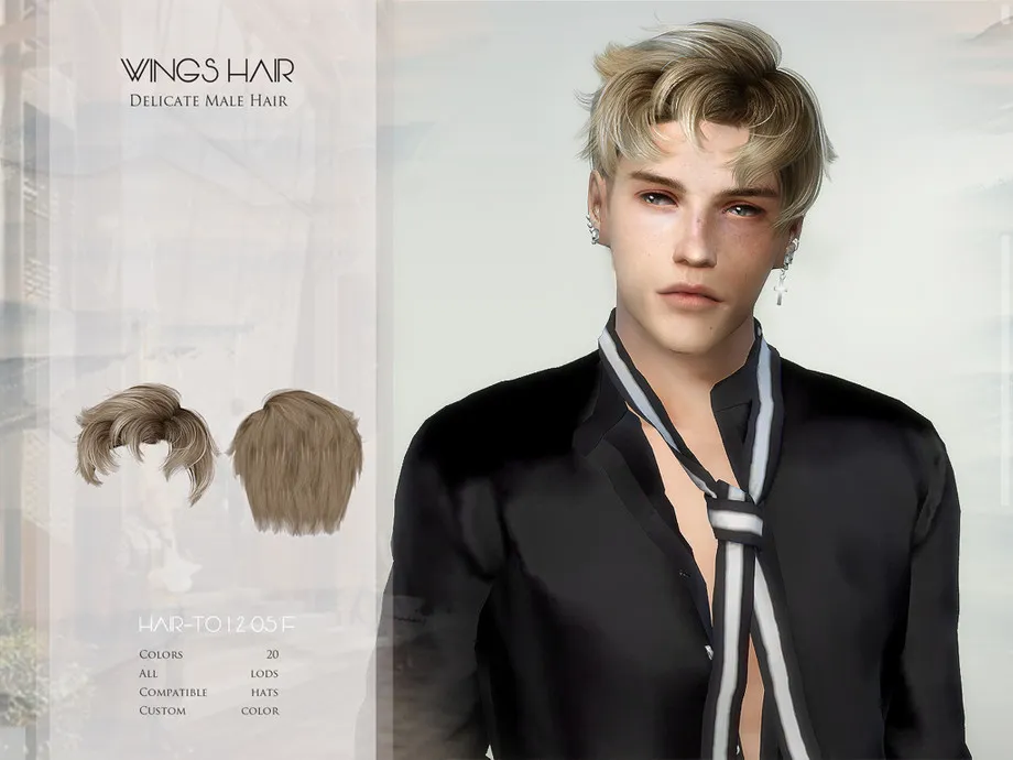 WINGS-TO1205-Delicate Male Hair