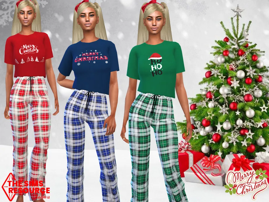 Christmas Sleeping Tops