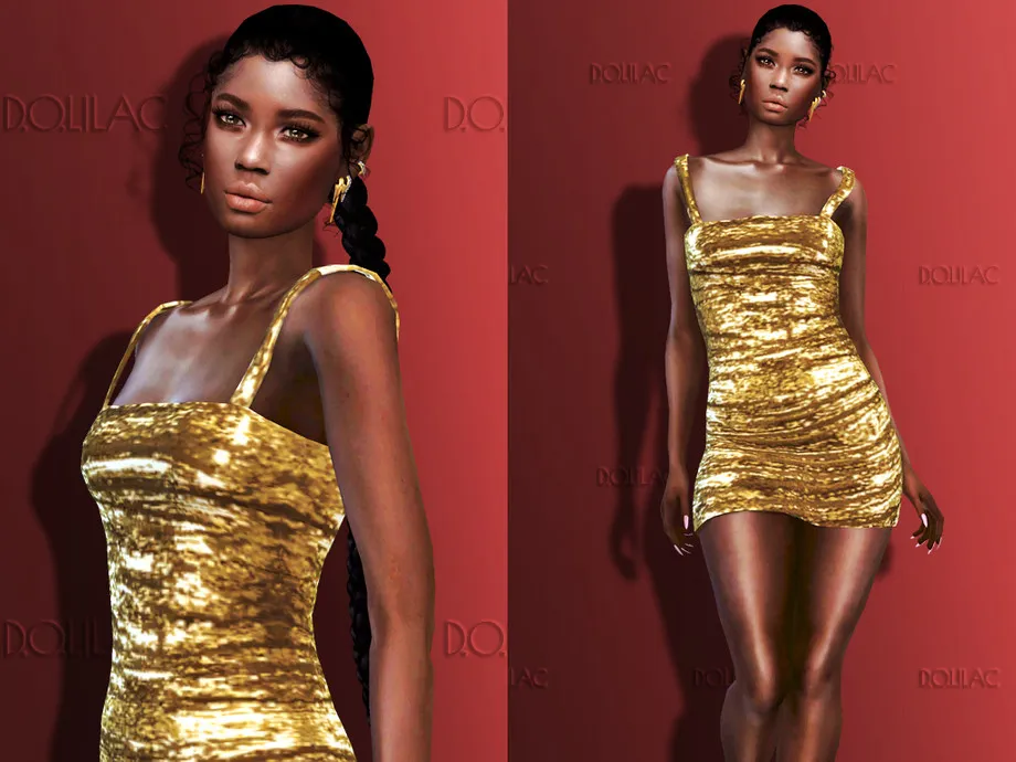 Sequined Mini Dress DO251