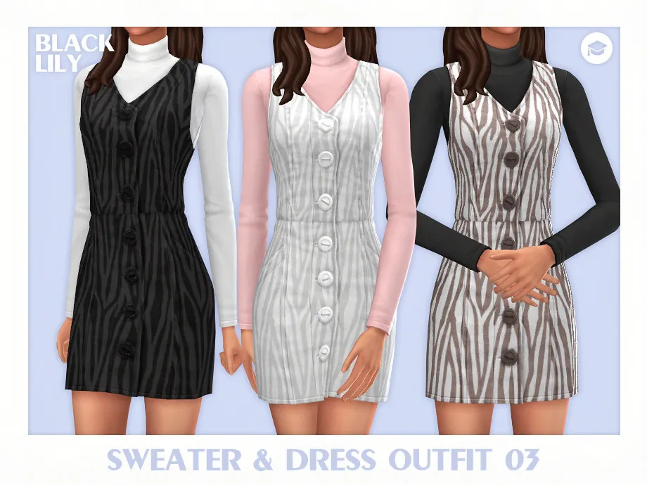 Sweater & Dress Outfit 03