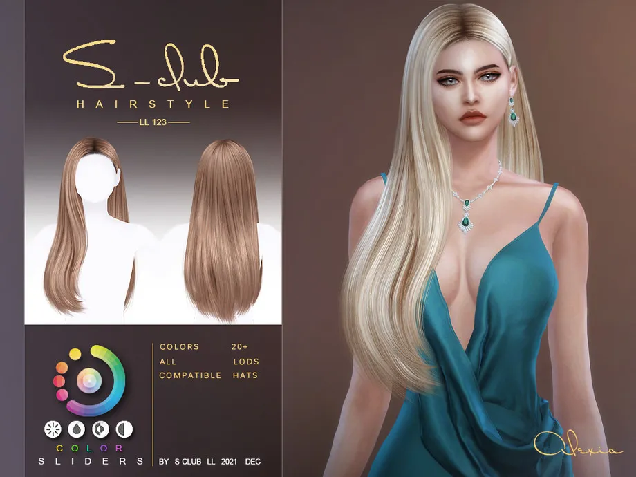 Long hairstyle(Alexia) by S-Club