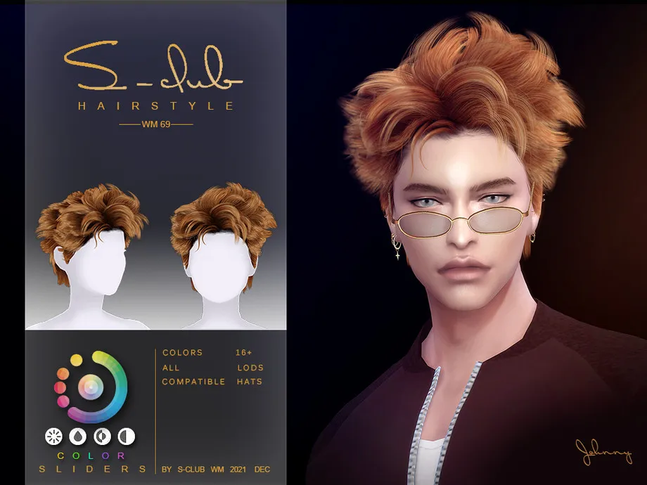 Short wavy hair (Johnny) by S-Club