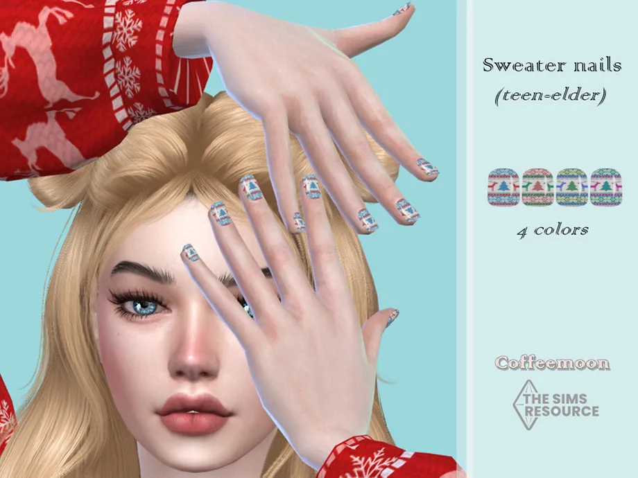 Sweater nails (teen-elder)