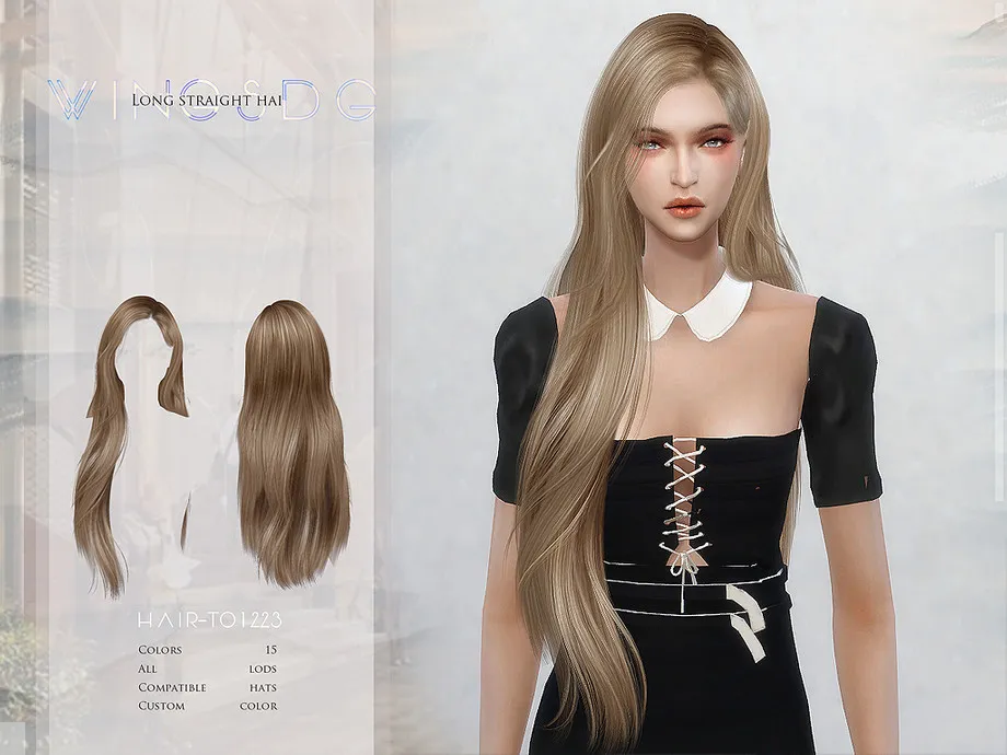 Long straight hair - TO1228