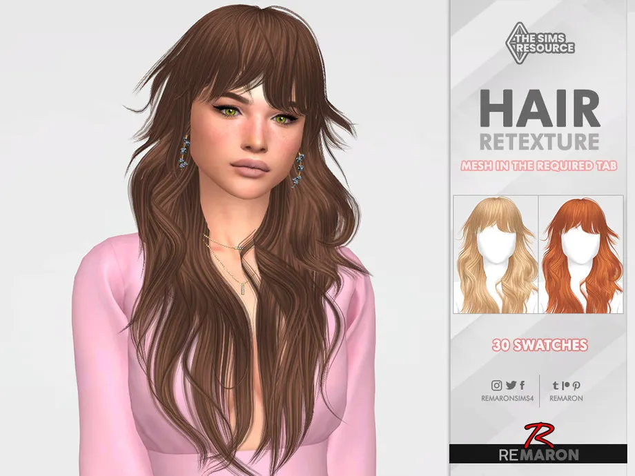 Mallen Hair Retexture Mesh Needed