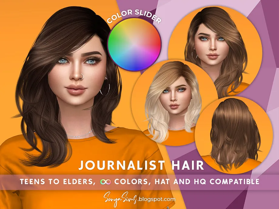 SonyaSims Journalist COLOR SLIDER (Retexture - Patreon)