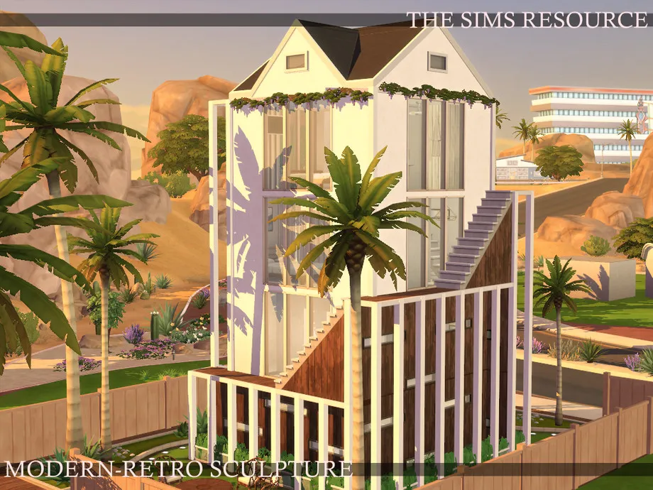 Modern-Retro Sculpture House | noCC