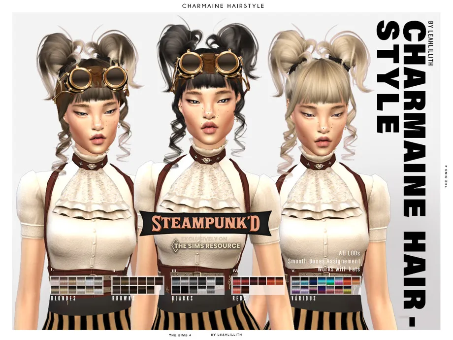 Steampunked Charmaine Hairstyle