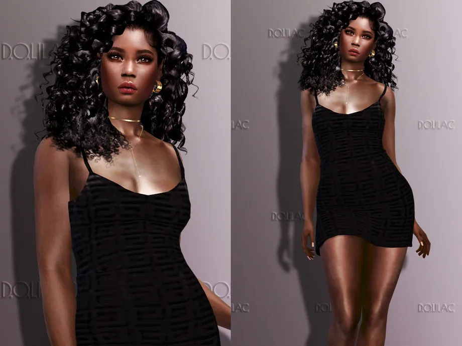 Guipure Mini Dress DO269