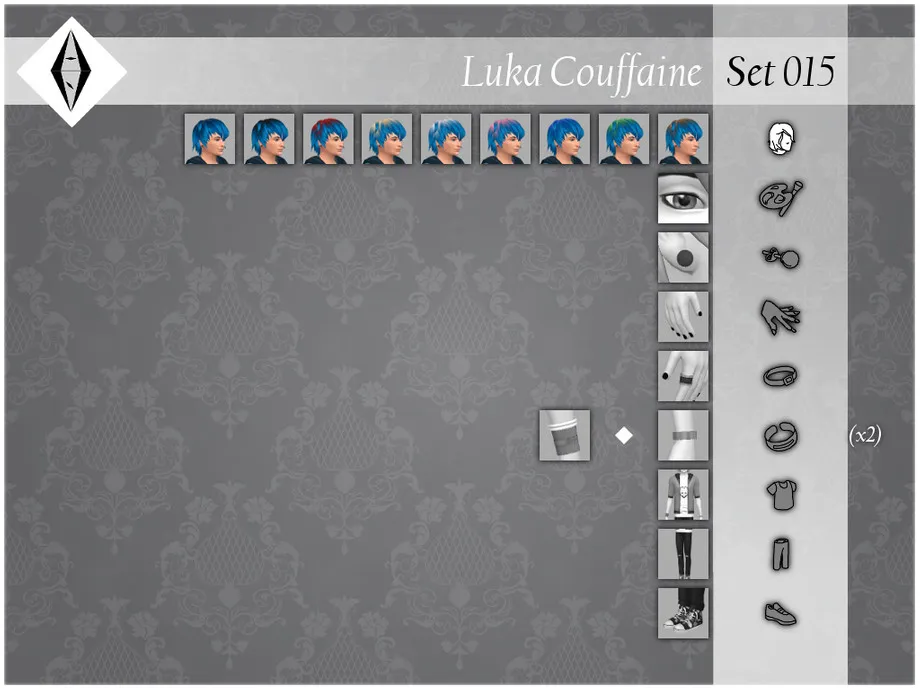 Luka Couffaine - Set015 - Hair - EA