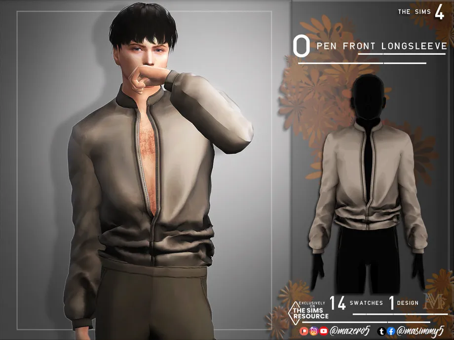 Open Front Longsleeve