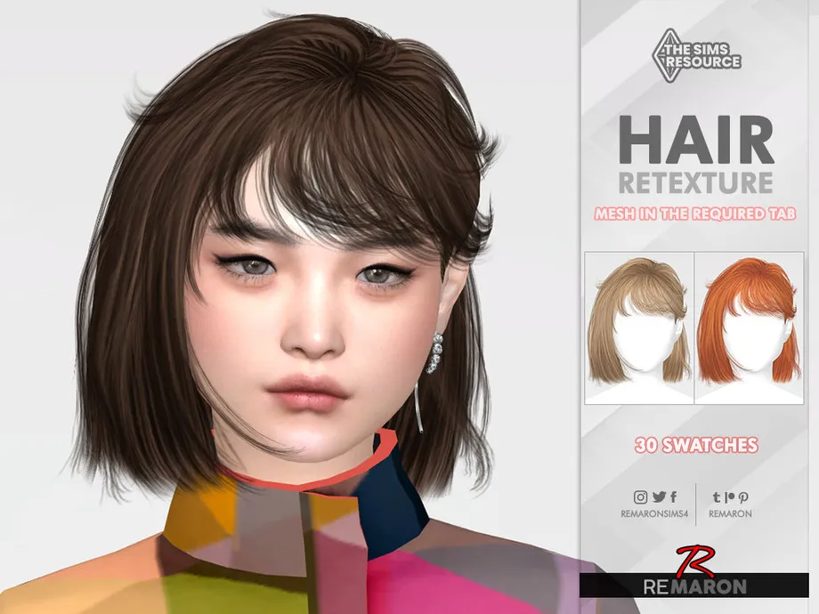 TO0410 Hair Retexture Mesh Needed