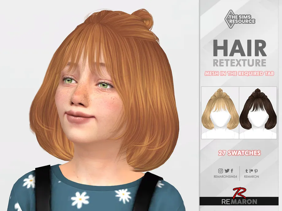 G40 Child Hair Retexture Mesh Needed