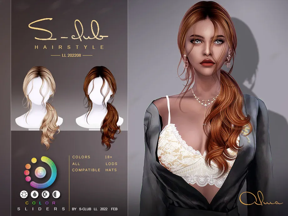 Curly braid hairstyles (ALMA) by S-CLUB