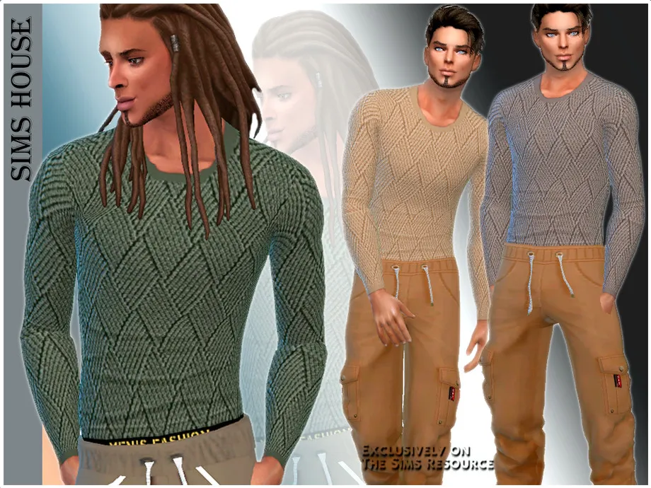 Men's thin sweater