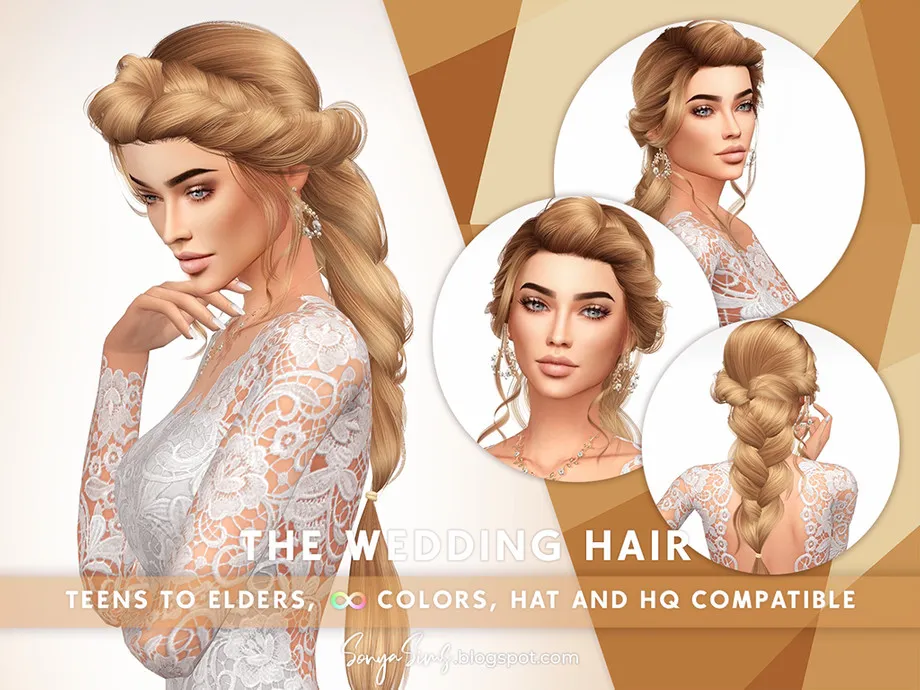 SonyaSims The Wedding Hair (EARLY ACCESS ON PATREON)