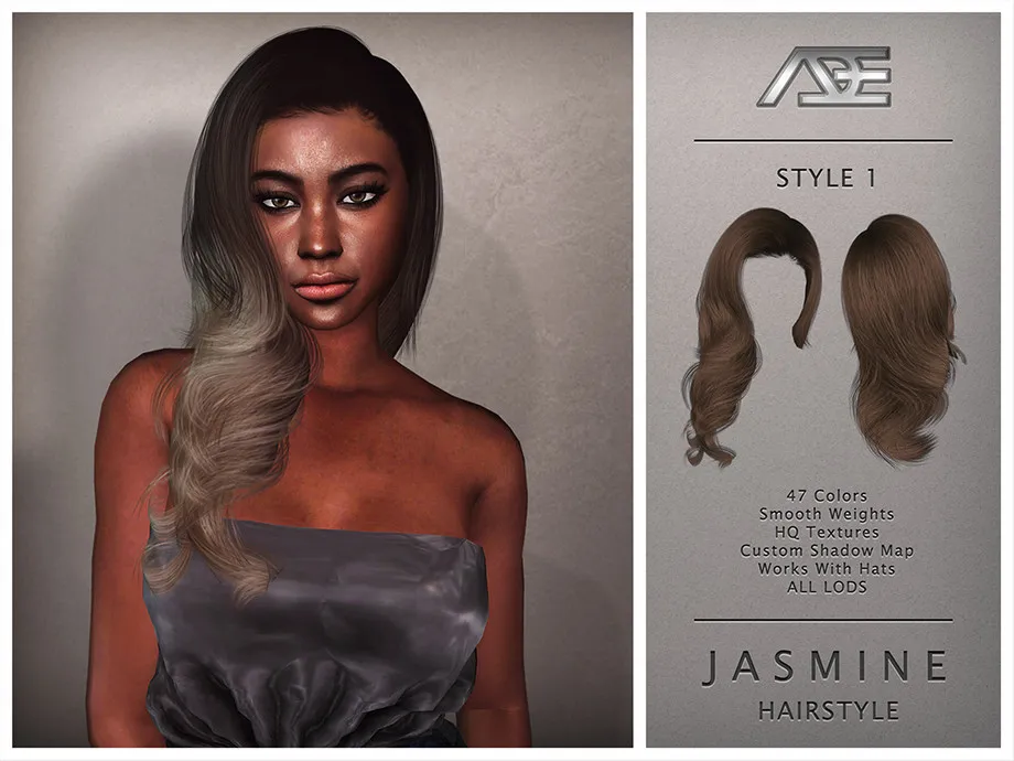 Ade - Jasmine / Style 1 (Hairstyle)