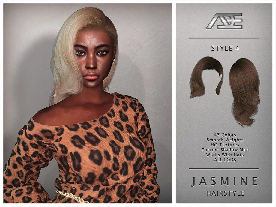 Ade - Jasmine / Style 4 (Hairstyle)