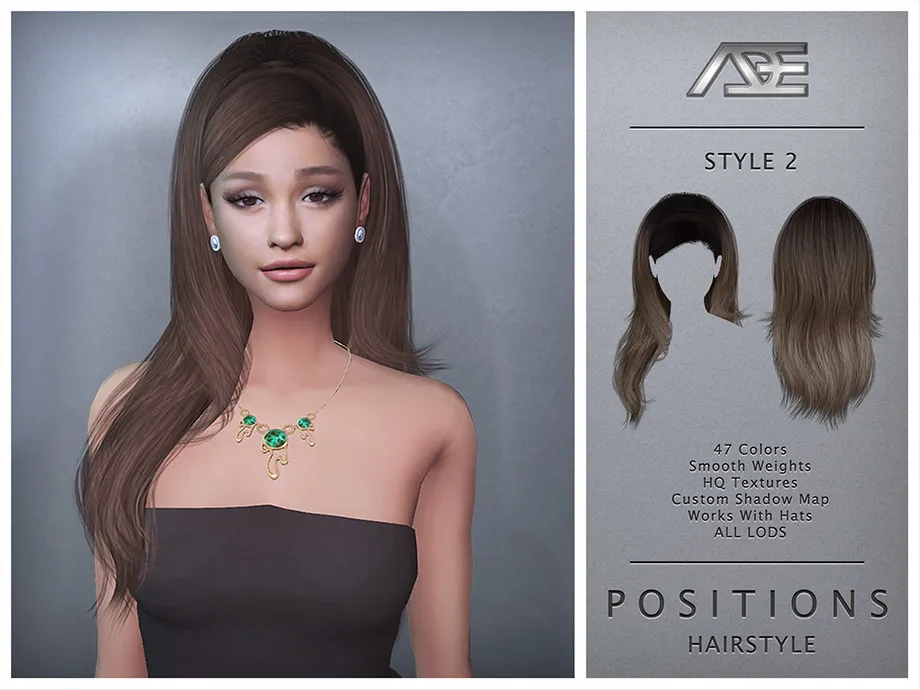 Ade - Positions Style 2 (Hairstyle)