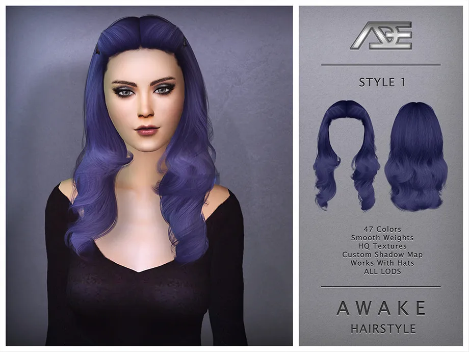Ade - Awake Style 1 (Hairstyle)