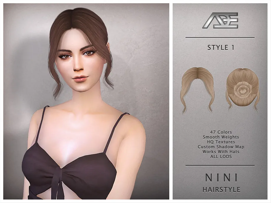 Ade - Nini Style 1 (Hairstyle)
