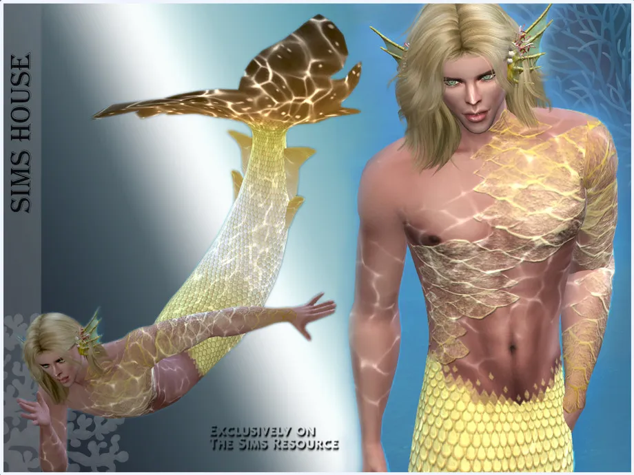 Mermaid top for men