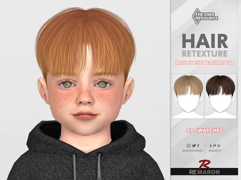 Jeju Toddler Hair Retexture Mesh Needed