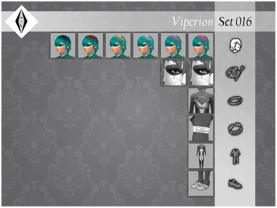 Viperion - Set016 - Hair - EA