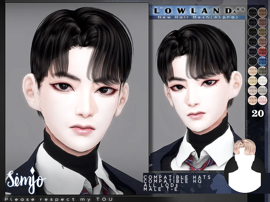 TS4 Male Hairstyle_Lowland_A