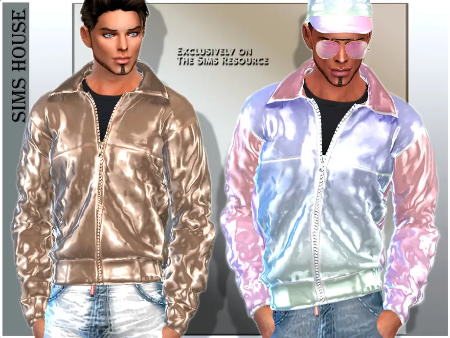 Men's Holographic Laser Jacket
