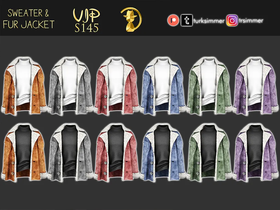 [PATREON] (Early Access) Sweater & Fur Jacket S145